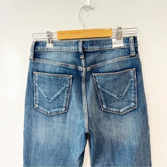 HUDSON Zooey High Rise Straight Leg Crop Jeans